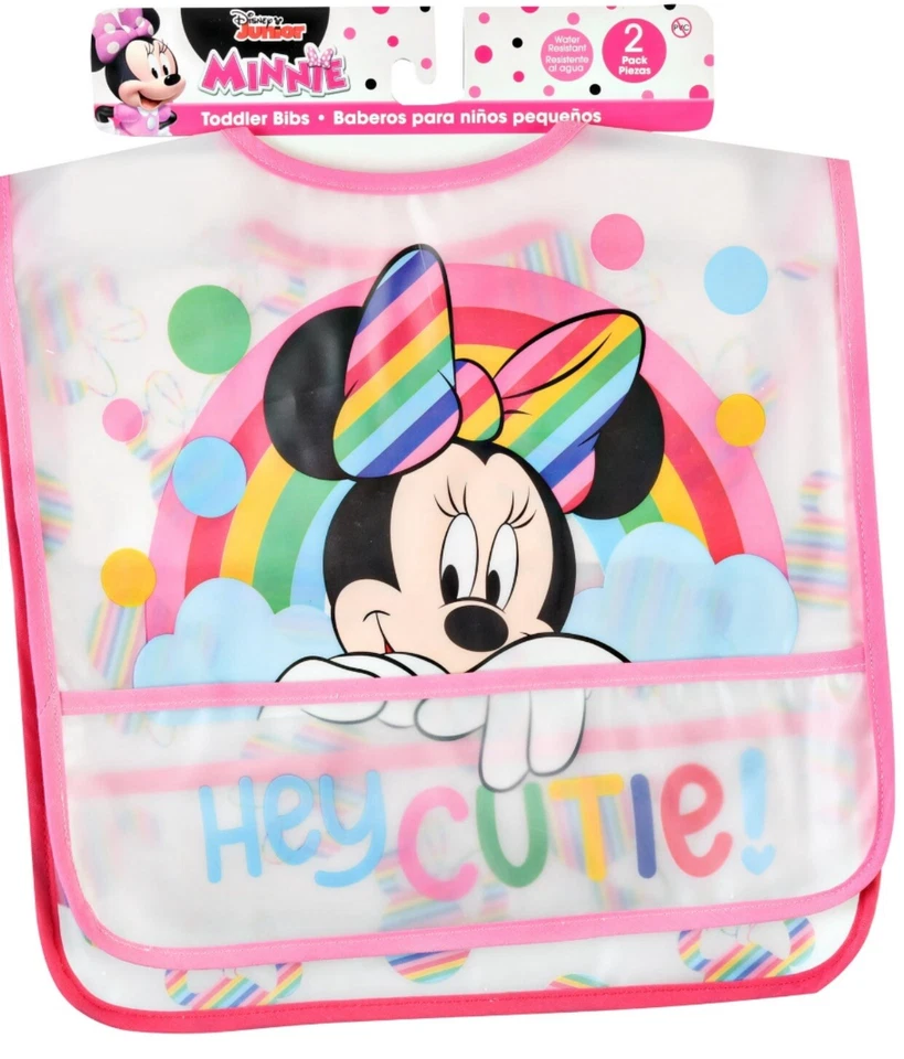 Baberos Personaje Niño Pequeño, Pack de 2; Elige entre Mickey o Minnie Foto 2 de 2