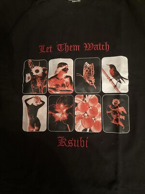 Ksubi Icons Graphic T-Shirt “Let Them Watch” Mens (Size Large) | eBay