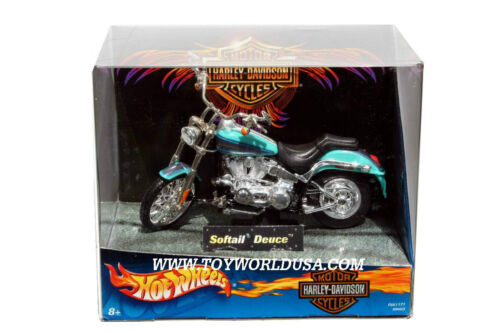 Hot Wheels Harley-Davidson Motorcycles Softail Deuce 1:18 Scale  - Picture 1 of 2