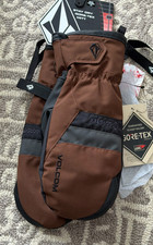 VOLCOM LARGE STAY DRY GORE-TEX MITTS MENS-New-Brown