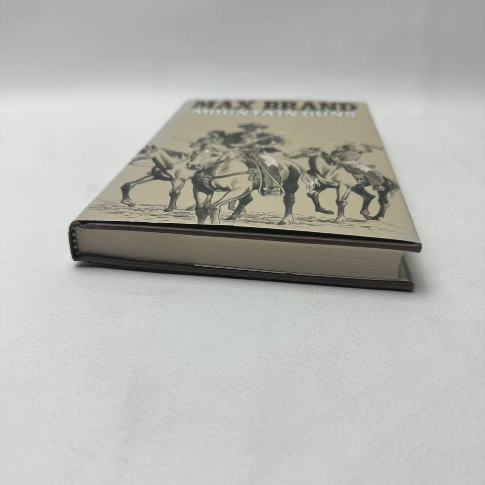 Mountain Guns Max Brand 1985 First Edition Western Dodd Mead HC/DJ - Image 4 of 4