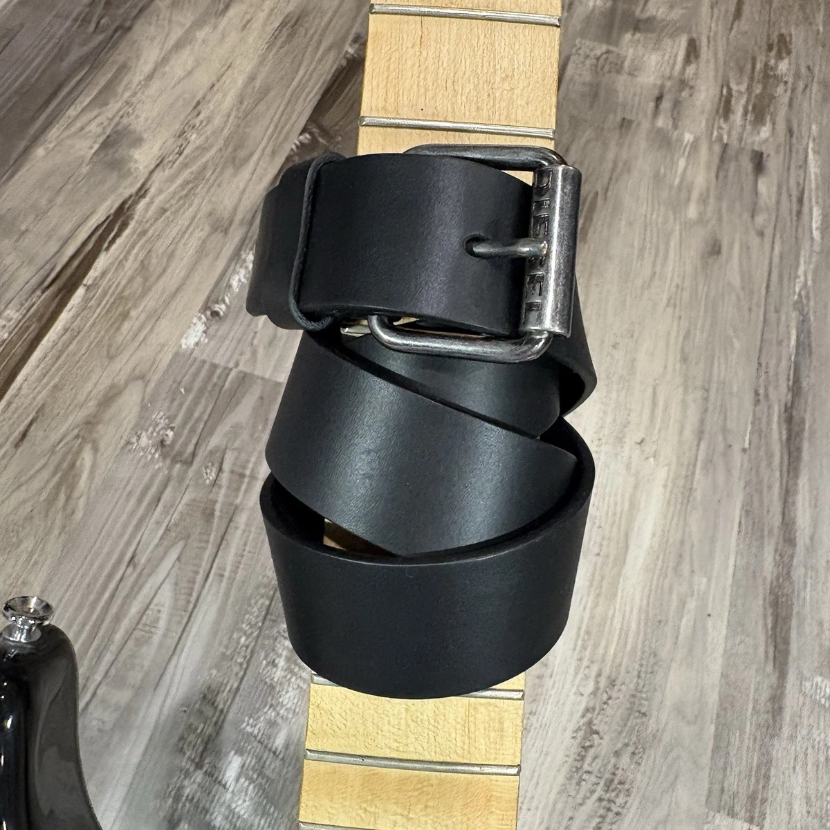 Diesel Leather Black Belts for Men for sale | eBay