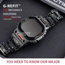 G-Shock Bezel Strap DW5600 GWB5600 GMW-B5000 Titanium Steel Kit