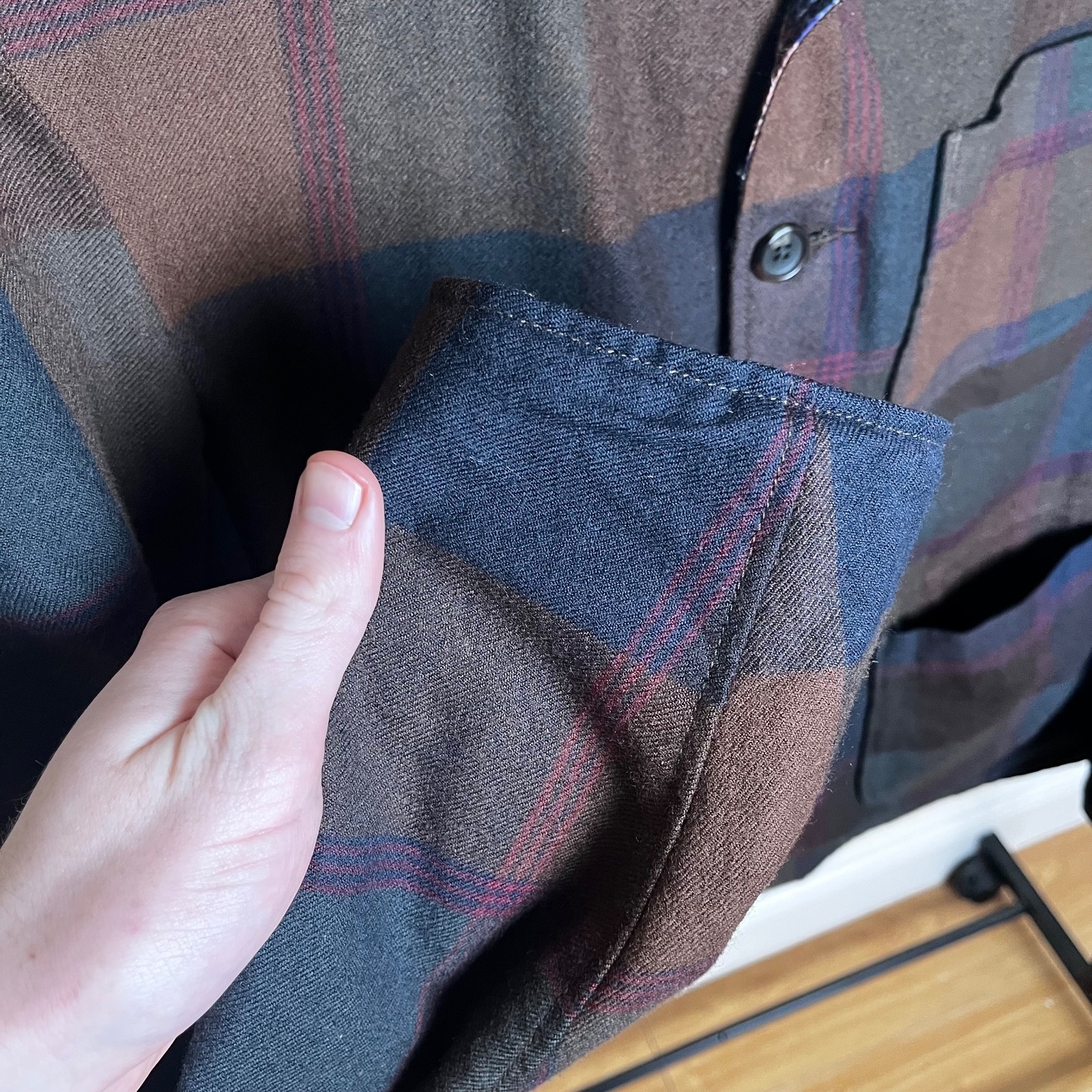 Engineered Garments Wool Reversible Jacket Sz M P… - image 6