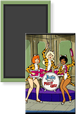 Josie and the Pussycats Animated Cartoon Show Image Fridge Magnet 2 x 3 Rigid