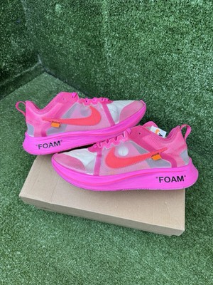 Size 8.5 - Nike Off-White x Zoom Fly SP Tulip Pink