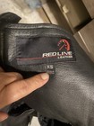 Redline Classic Black Naked Leather Motorcycle Fully Lined Chaps — photo 6