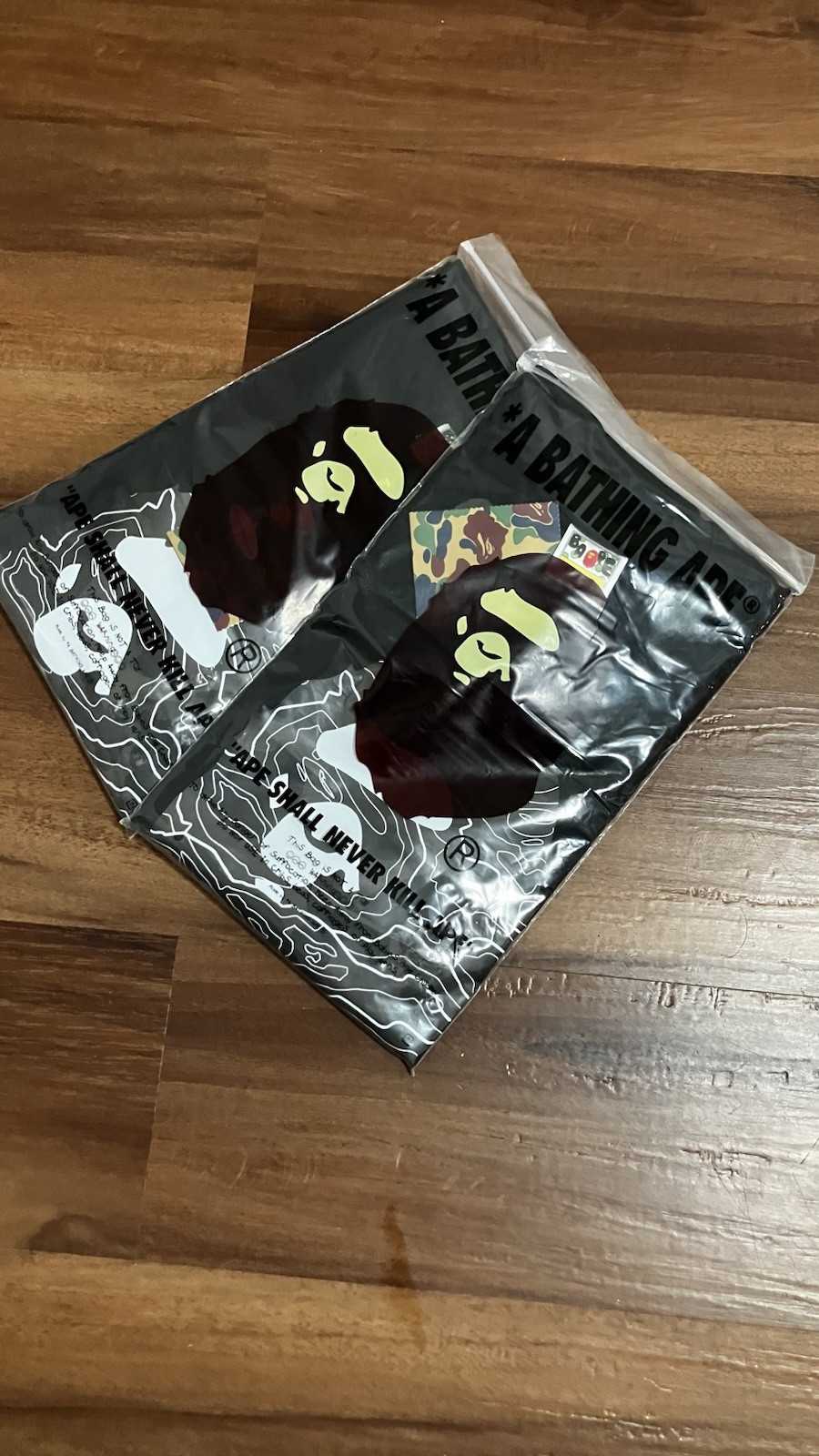 A Bathing Ape Ape Head Graphic Black Limited Edition Cotton T-Shirt Men's Size L thumbnail 2