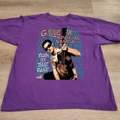 VTG G. Love & Special Sauce Band Yeah, It's That Easy Purple S to 5XL Shirt CK26