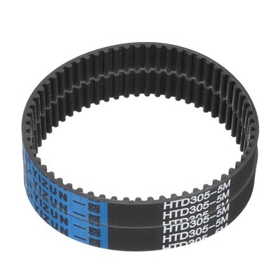 2pcs HTD-5M Rubber Timing Belt 61 Teeth, 305mm Pitch Length x 15mm Width
