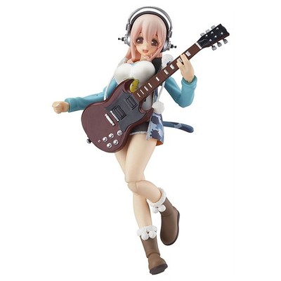 figma Nitro Super Sonic Super Sonico Figure Tiger Hoodie ver. Max Factory