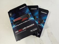 Samsung 990 PRO 2TB M.2 NVMe Internal SSD with Heatsink - Black (MZ-V9P2T0CW)