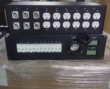 50amp 3RU Rack Mount 20A Edison-style socket 110V 220V Out Powercon Power Box