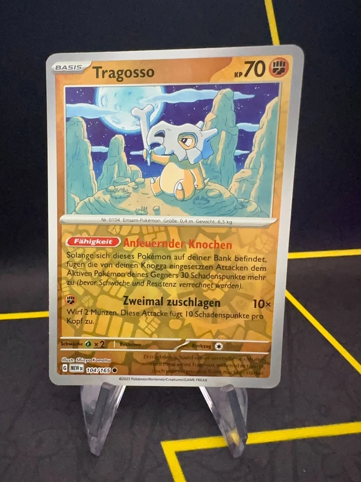 Tragosso 104/165 | Pokemon 151 Reverse Holo | deutsch - Bild 1 von 1