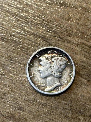 1924D Mercury Dime VF