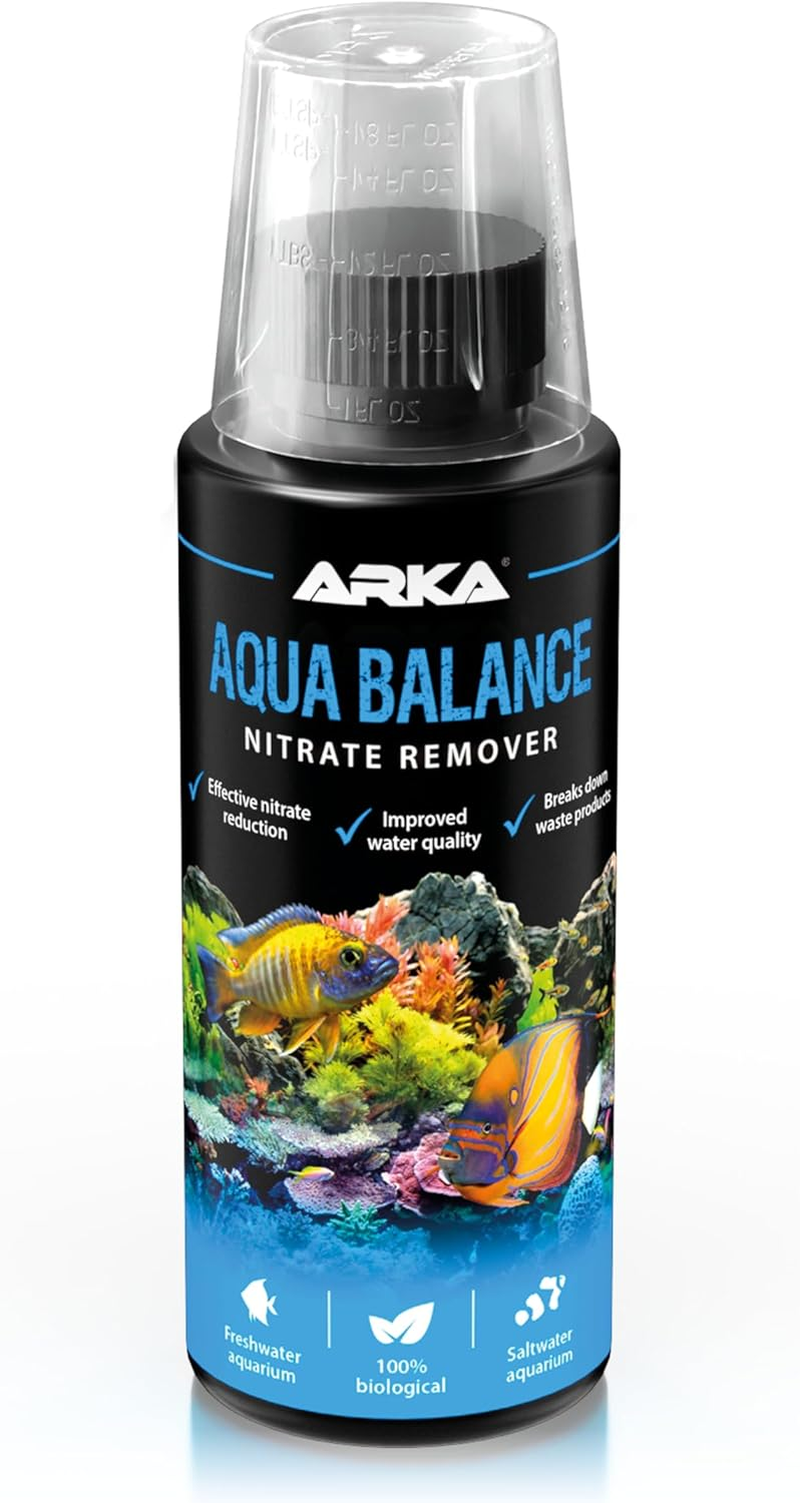 Nitrate Remover Aquarium –  Aqua Balance 118 Ml – Biologically Reduces Nitrate,