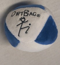 DirtBag Footbag Hacky Sack Blue And White Foot Bag NEW
