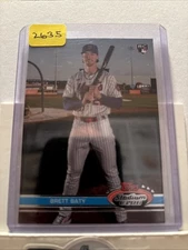 2023 BRETT BATY TOPPS STADIUM CLUB 1991 DESIGN VARIATION #137 RC SSP CASE HIT