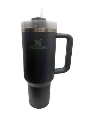 #ad Stanley Flowstate Quencher H2O Tumbler 40 oz Charcoal $24.00