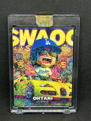 Shohei Ohtani 2024 Anime of Sport Manga Swag Cartoon Prism Refractor 2/3