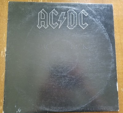 AC/DC Back In Black Vinyl LP 1980 SD16018 Atlantic Records Vinyl record