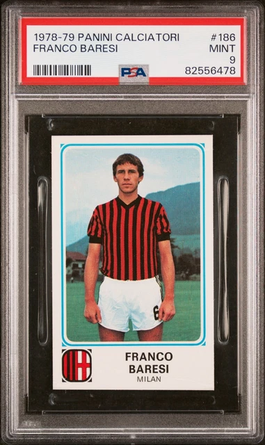 1978-79 Panini Calciatori #186 Franco Baresi PSA 9 MINT