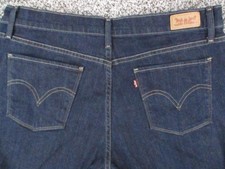 Levis 515 Jeans Womens 14 Blue Bootcut Dark Wash Stretch Denim Mid Rise 34x31