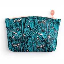 Ipsy July 2019 Dive In Tropical Print Makeup Bag Cosmetic Case New NWOT