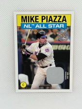 2021 Topps 1986 Topps All-Star Baseball Relics Mike Piazza #86ASRMP Jersey