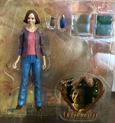 Buffy the Vampire Slayer Willow Season Five Vintage 2004 Action Figure - Afbeelding 3 van 9