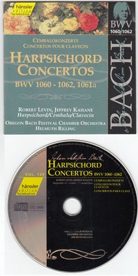 129 Edition Bachakademie   Cemberlokonzerte,  BWV 1060   1062, 1061a / CD  Label