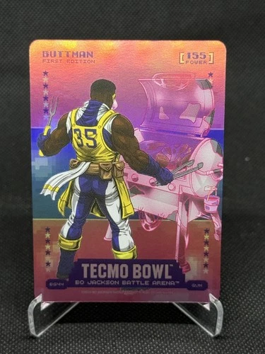 Buttman Tecmo Bowl Bo Jackson Battle Arena Bubble Gum BG44 Marion Butts