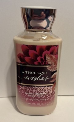 Bath & Body Works A Thousand Wishes Body Lotion Shea & Vitamin E 8 Fl oz NEW