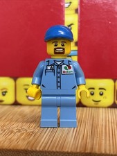 Lego City cty0679 Medium Blue Octan Airport Worker Minifigure From Set 60100