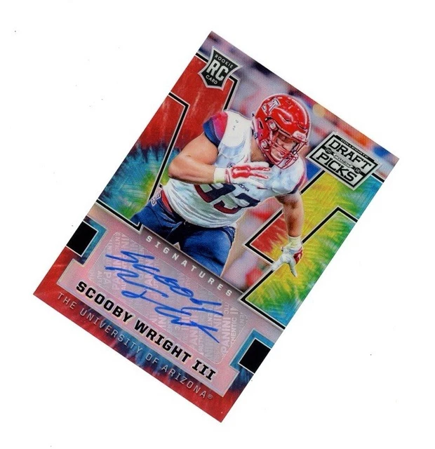 2016 Prizm RAINBOW ROOKIE REFRACTOR SP SCOOBY WRIGHT III AUTO /49 RC! Arizona LB