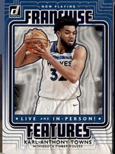 2020-21 Donruss #18 Karl-Anthony Towns Franchise Features