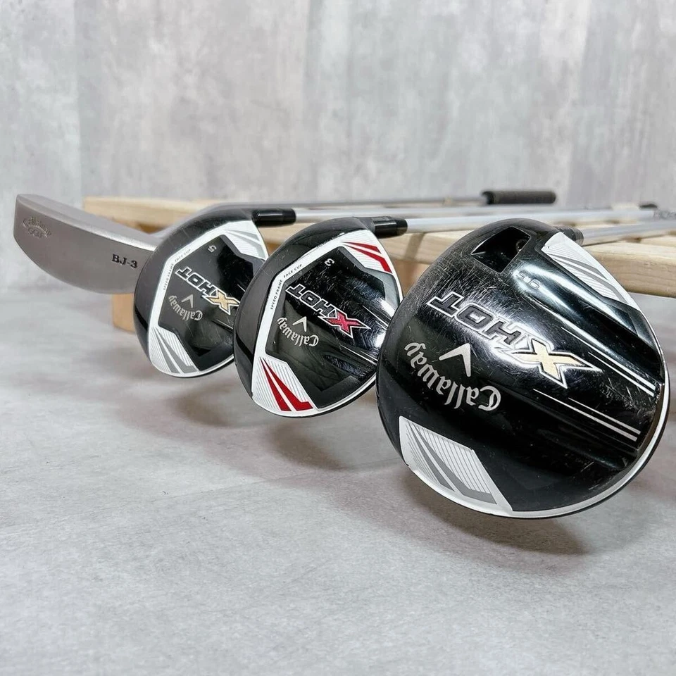 Callaway Club Set 1W 3W 5W 5-9i Pw Aw 56 PT 12pc RH Graphite & Steel Stiff & SR - Image 3 of 4