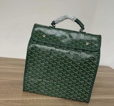 Goyard Green Goyardine Backpack Adjustable St...