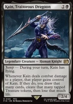 Magic/MTG Kain, Traitorous Dragoon FIN-105 Rare Englisch Neu