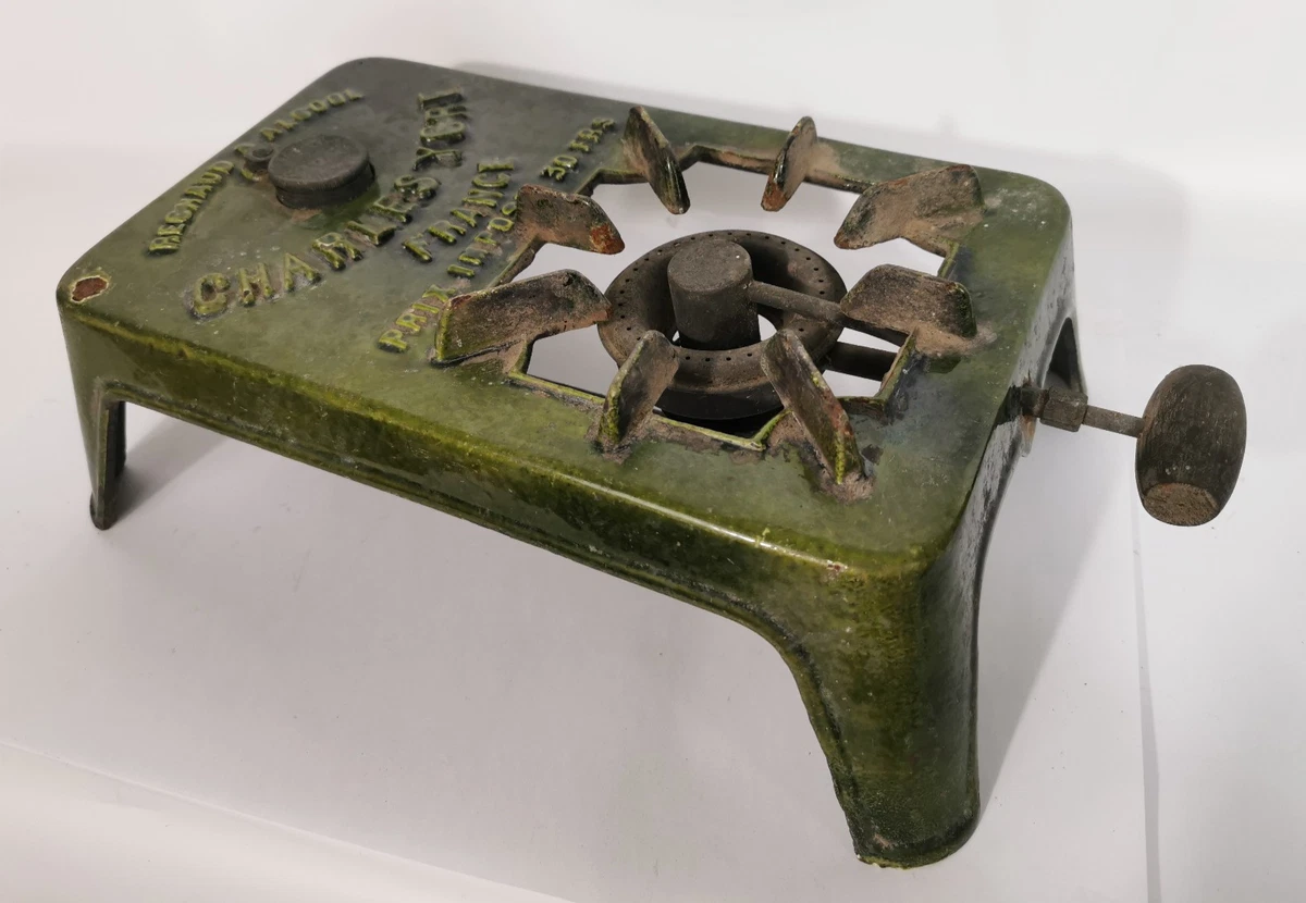 Ancien réchaud à alcool marque A.V, – Salle des Ventes La Découverte