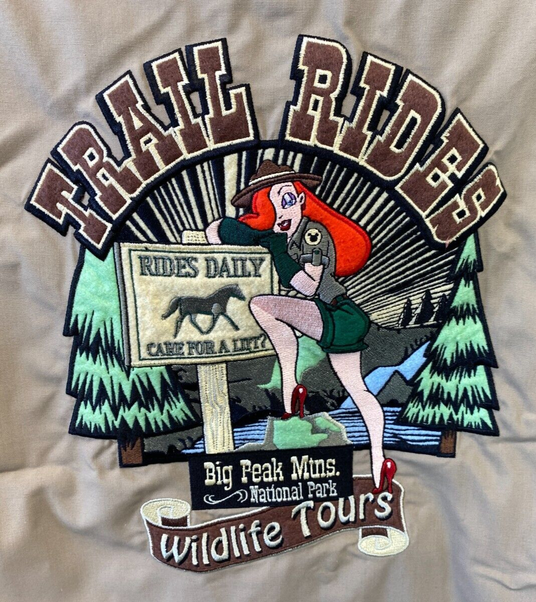 VTG Jessica Ranger Rabbit Disneyland Resort Shirt… - image 1