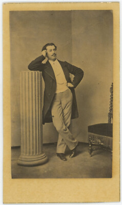 CDV C.1860. Henry-Gaston Morel, Baron von Foucaucourt, Künstler Maler. Adel