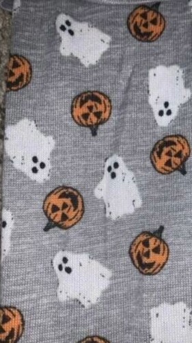 Rae Dunn Sz 4 Pajama Set Halloween Unisex BOO CREW Top Pumpkins Ghosts Pants NWT - Picture 4 of 16