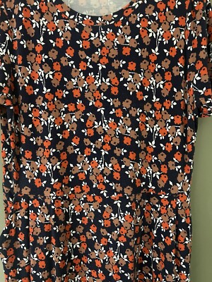 Boden Lucinda Jersey Midi Dress floral print (UK 14P)