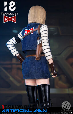 WAR STORY TOYS 1/6 WS016 A Red Silk Army Killer Android 18 Action