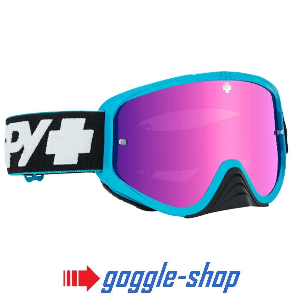 Mie ジェイドガール spore 44 SPY WOOT GOGGLES MOTOCROSS MX BIKE - SLICE BLUE PINK SPECTRE