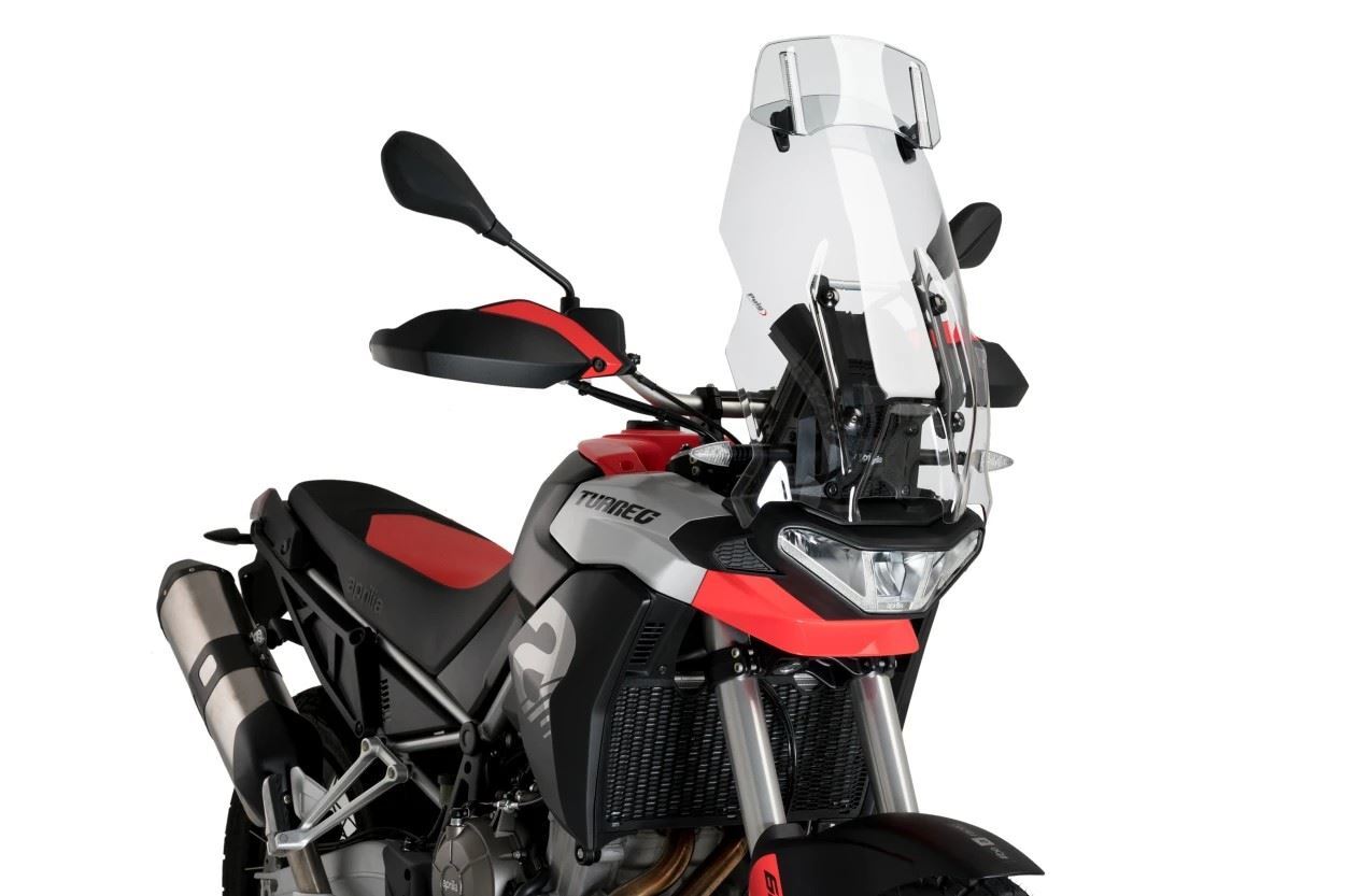 Puig Clear Touring Screen With Extender Aprilia Tuareg 660 2022-2025