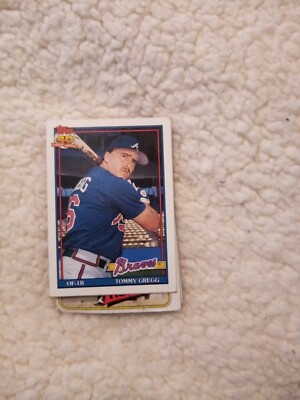 M17d3 Topps no 742 Tommy gregg 1991