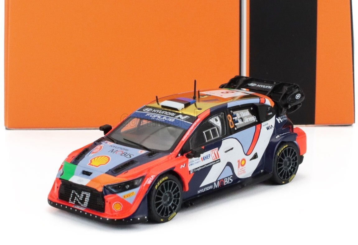 Ixo 1:43 Model Car Hyundai I20 N Rally1 Wrc Ott Tanak #8 Rally
