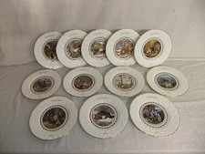 Coalport - Christmas series festive collector plates 23.5cm decorative - 6C2B #
